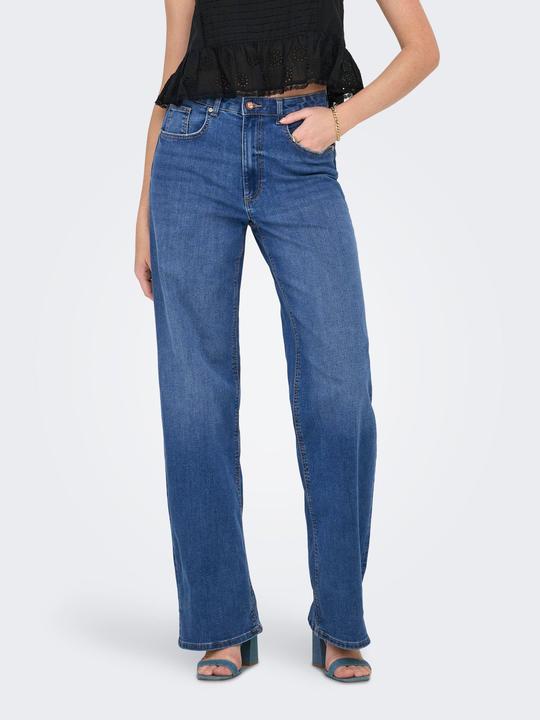 Actual product image Only ONLJUICY Hohe Taille Weiter Beinschnitt Jeans Jeans mit weitem Bein (W28/L30)