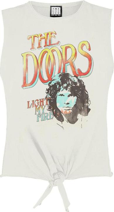 Actual product image Amplified Womens/Ladies Light My Fire The Doors Vintage Crop Top (M)
