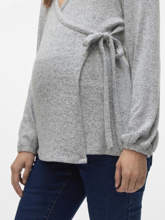 Produktbild Mamalicious Normal geschnitten V-Ausschnitt Top Bluse (M)