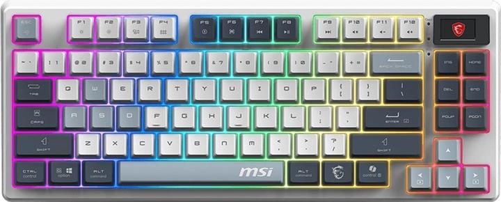 MSI FORGE GK600 TKL W SKY Gaming Keyboard Wireless (DE, Wireless)