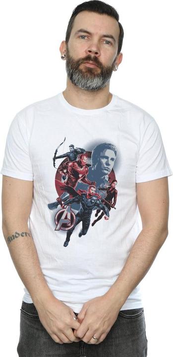 Actual product image Mens Avengers Endgame Shield Team T-Shirt (M)