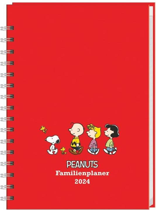 Produktbild Peanuts Familienplaner-Buch A5 2024 (Deutsch)