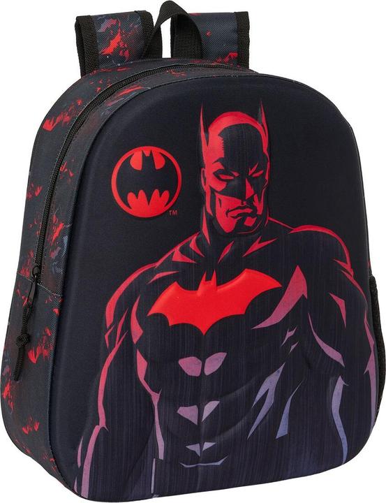 Batman Kinderrucksack 3D Schwarz 27 x 33 x 10 cm