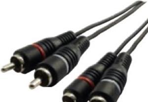 Schwaiger Câble Chinch HQ audio stereo 1,5 m (1.50 m, RCA)