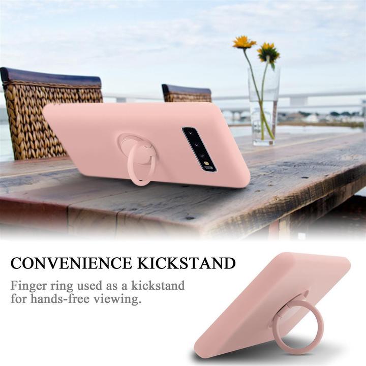 Image du produit Cadorabo TPU Liquid Ring Silicone Case Cover (Samsung Galaxy S10+)