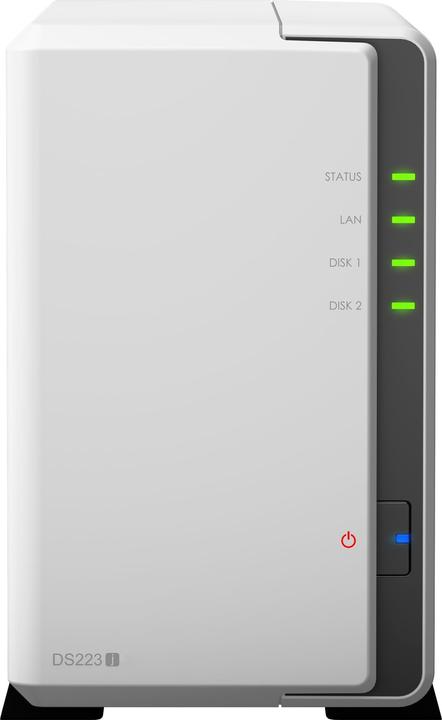 Productafbeelding Synology NAS DS223j 2-bay Seagate Ironwolf 16 TB (2 x 8 TB, Seagate Ironwolf)