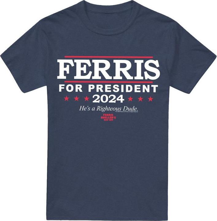 Produktbild Ferris Bueller´s Day Off Ferris Bueller's Day Off Ferris For President TShirt (L)