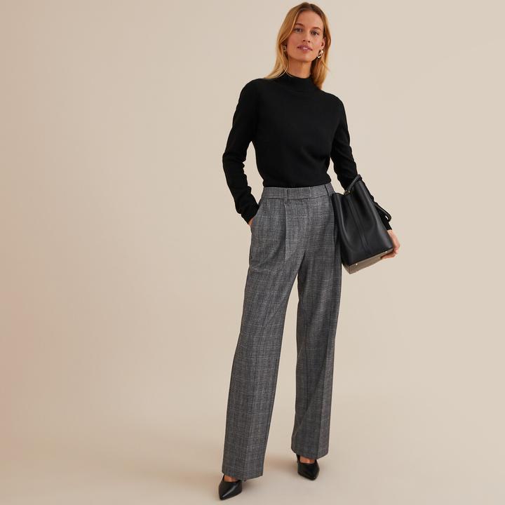 Actual product image Anne Weyburn Stand-up collar jumper (44, 46)