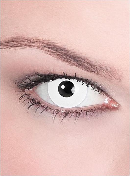 Actual product image Metamorph Kontaktlinse weiss mit Dioptrien (White)