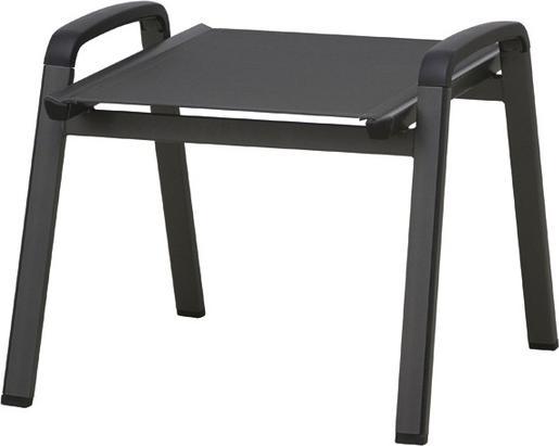 Produktbild MWH Elements Hocker Aluminium/Textilene iron grey stapelbar