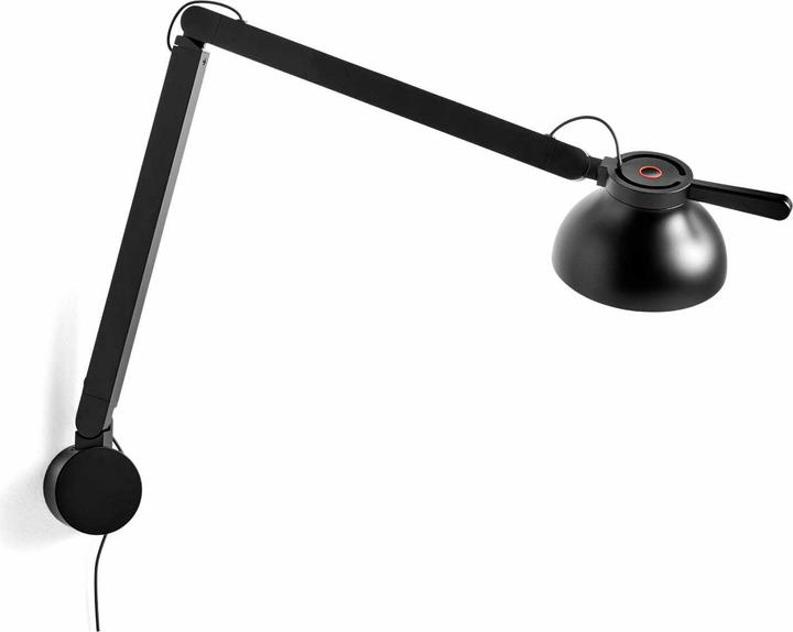 HAY PC Double Arm Wall Light Soft Black (407 lm)
