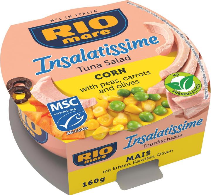 Actual product image Rio Mare Insalatissime Mais and Thunfisch (160 g)
