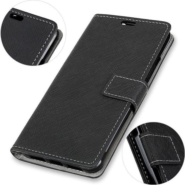Image du produit MU Classic Housse en cuir avec motif en croix (OnePlus 5T)