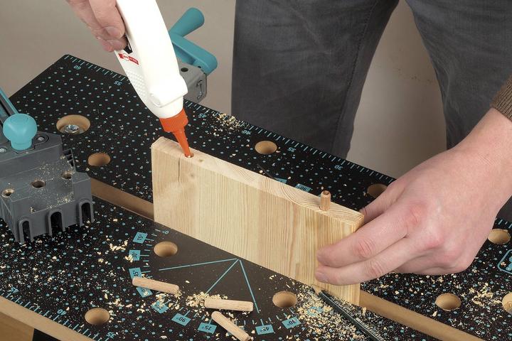 Actual product image wolfcraft Dowelmaster - dowel gauge for wood joints (1 pcs.)