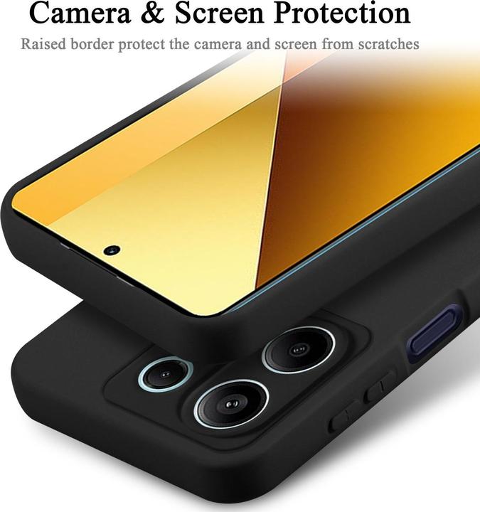 Image du produit Cadorabo Housse pour Redmi Note 13 5G Global TPU dans un design de protection liquide en silicone (Xiaomi Redmi Note 13 5G)