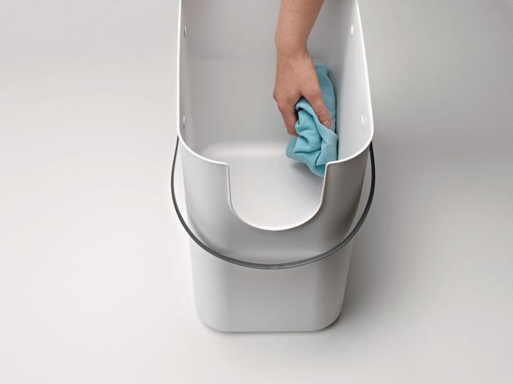 Produktbild Rotho Mülleimer ALBULINO, 25L, weiss sp. (25 l)