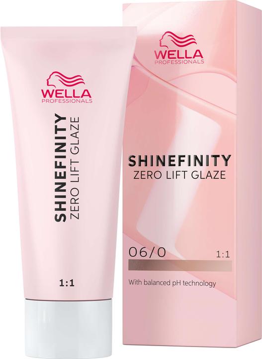 Produktbild Wella Shine Finity 06/0 Dunkelblond natur 60 ml (06, 0 - Natural Brandy)
