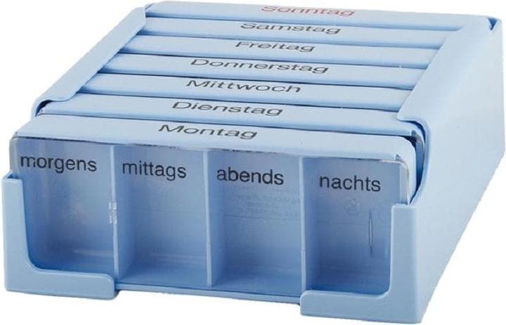 Sahag Medi-7 Medikamentendosierer 7 Tage blau Deutsch