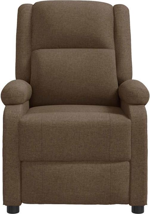 Produktbild VidaXL Massagesessel Fernsehsessel Relaxsessel Sessel Liegesessel Braun Stoff