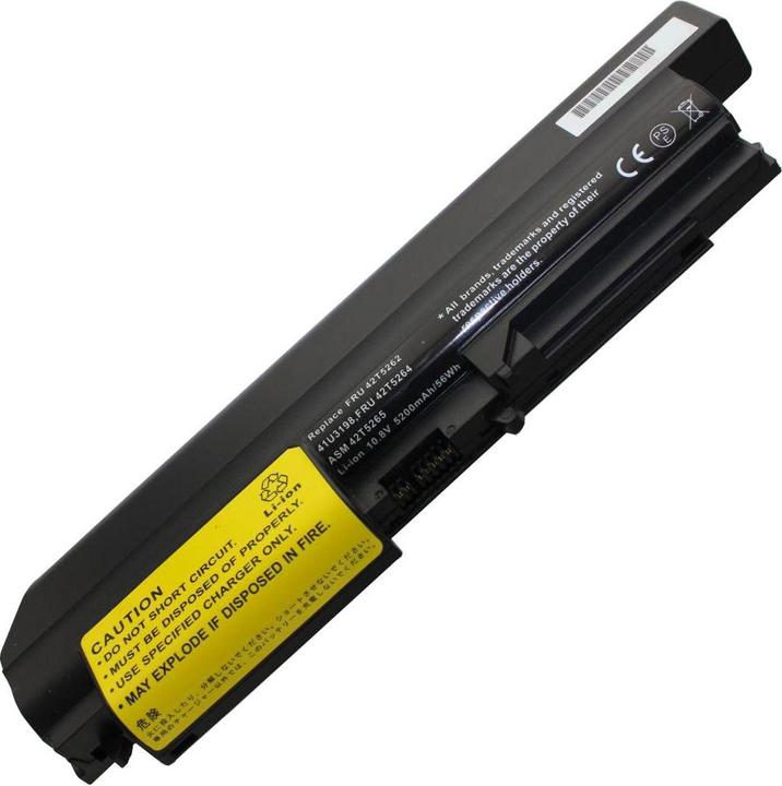 Lenovo Batteria Thinkpad serie R61, serie R400, serie T61 (6 Celle, 5200 mAh)
