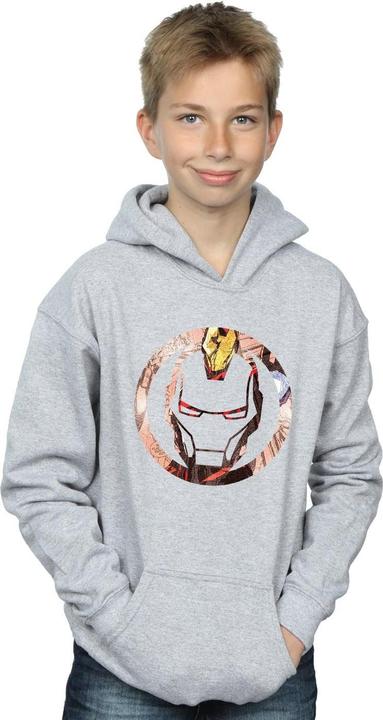 Produktbild Iron Man Montage Symbol Kapuzenpullover Jungen (140, 146)