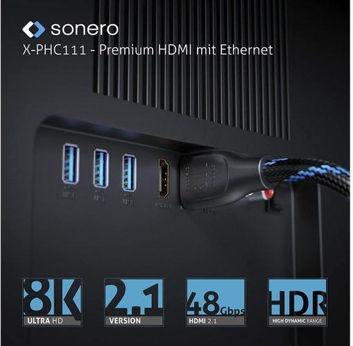 Produktbild Sonero HDMI (Typ A) — HDMI (Typ A) (5 m, HDMI)