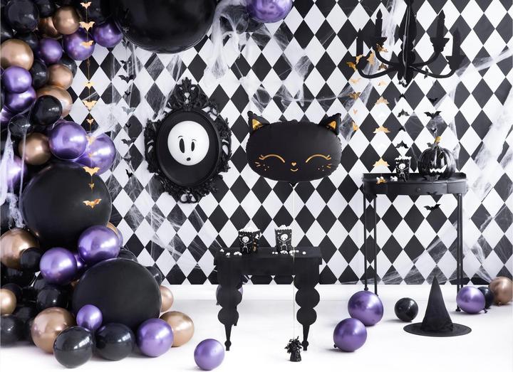 Produktbild Partydeco Ballon Katze schwarz