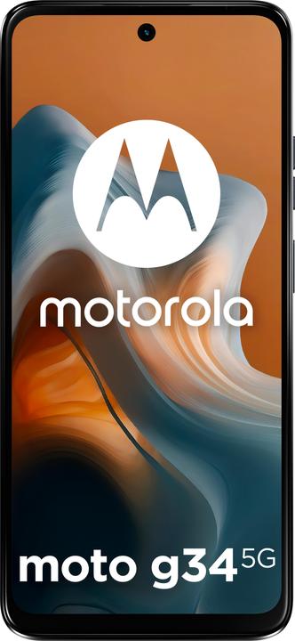 Image du produit Motorola Moto G34 (128 Go, Noir charbon de bois, 6.50", Double SIM, 50 Mpx, 5G)
