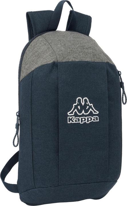 Actual product image Kappa Backpack Dark navy Mini Grey Navy blue 22 x 39 x 10 cm