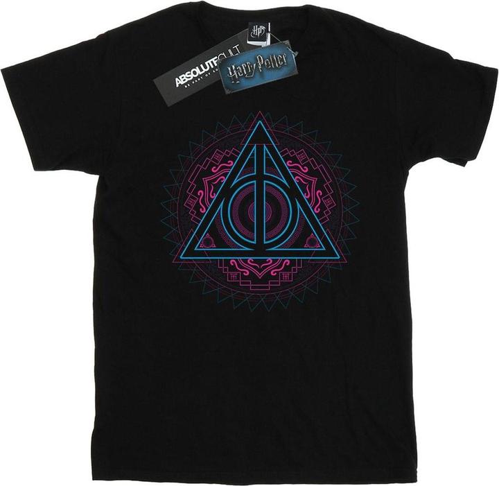Image du produit - T-shirt NEON DEATHLY HALLOWS - Homme (M)