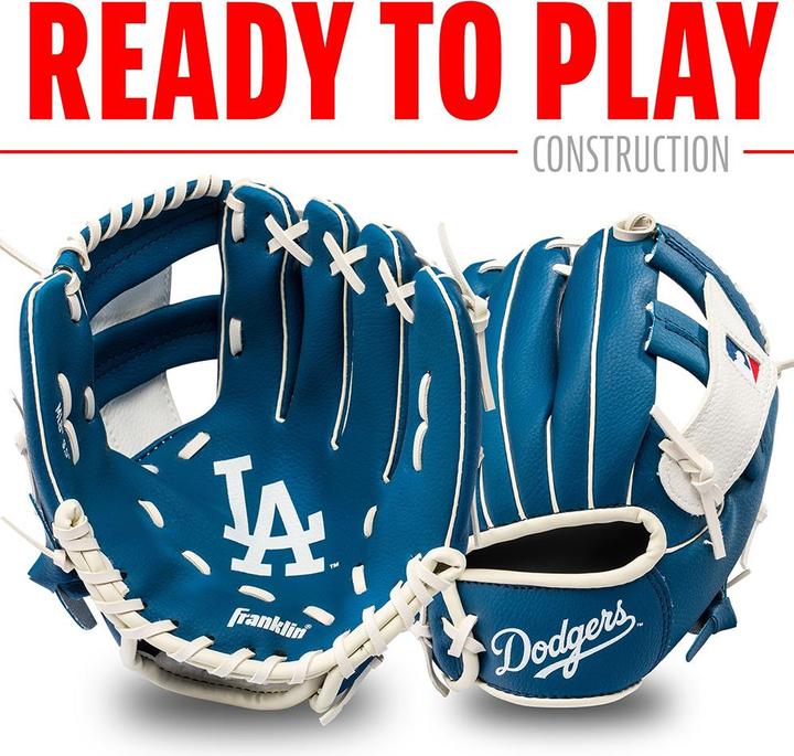 Produktbild Franklin Los Angeles Dodgers Team Handschuh und Ball (9.50")