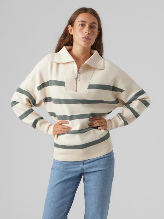 Immagine prodotto Vero Moda Camicetta con zip a collo alto (XL)