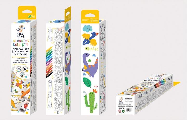 Immagine prodotto Avenir Set di pastelli a cera Mondo dei Dinosauri (Colorato, 12 x)