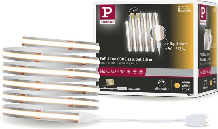 Actual product image Paulmann MaxLED 500 Full-Line COB Stripe Set (Warm white, 150 cm, Indoor)