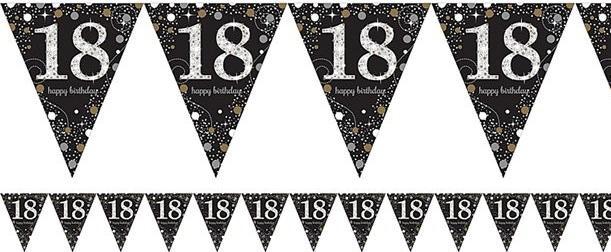 Produktbild Amscan Girlande 18 Jahre "Froher Geburtstag"