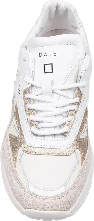 Produktbild D.a.t.e. D.a.t.e fuga sneakers in nylon and suede color white/platinum (37)