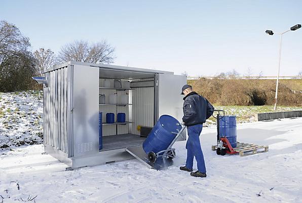 kaiserkraft Conteneur de stockage pour produits dangereux, isolé contre le froid (2800 l)