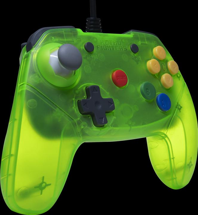 Image du produit Retro Fighters Retro-Fighters - Brawler64 Wired Controller - Green
