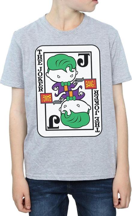 Immagine prodotto Chibi Joker Playing Card Maglietta Ragazzi (116)