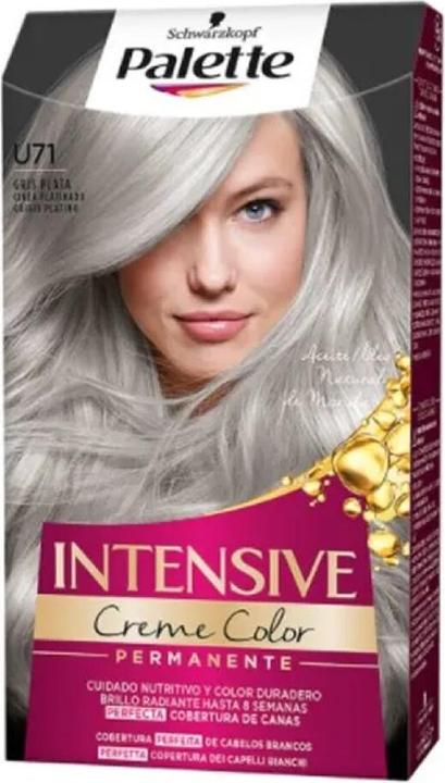 Palette Schwarzkopf Intensive Creme Color Tint U71 Grey Silver (U71 Grey Silver)