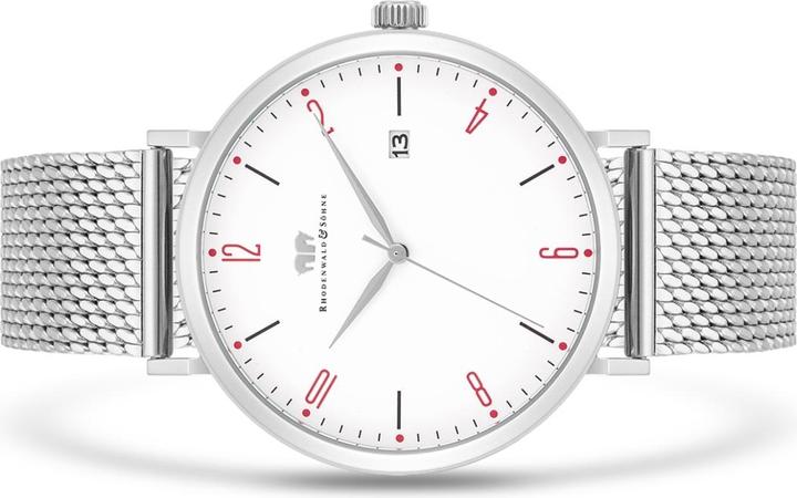 Actual product image Quartz watch Arakon II stainless steel silver - 34110 (Analogue wristwatch, 42 mm)