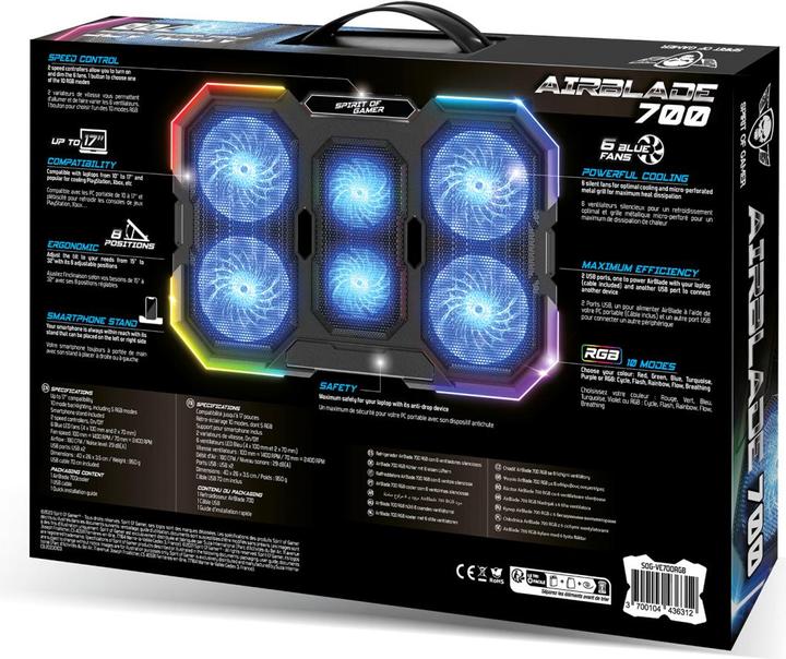 Produktbild Spirit Of Gamer Airblade 700 RGB