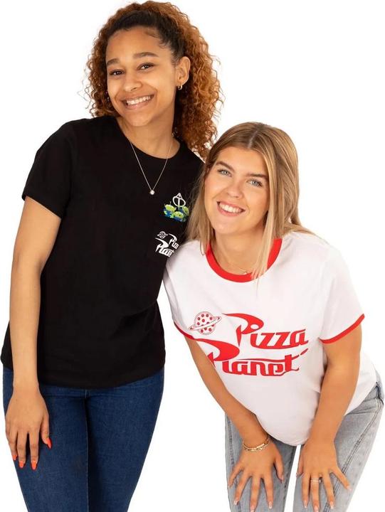 Actual product image Toy Story Womens/Ladies Pizza Planet Alien T-Shirt (Pack of 2) (XL)
