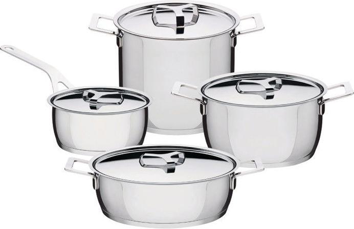 Produktbild Alessi Pots Pans (20 cm, Kochtopf, Aluminium, Edelstahl)