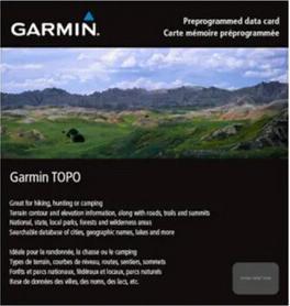 Actual product image Garmin Micro SD/SD Topo Canada-east