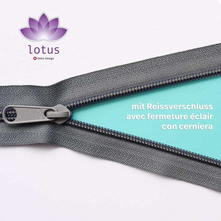 Actual product image Lotus Bettwaren Satin bed linen Alize petrol (Pillowcase, 50 x 70 cm)