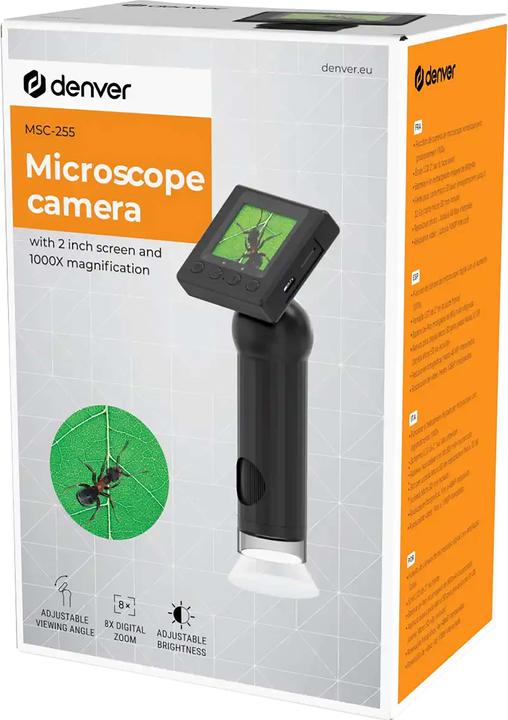 Actual product image Denver MSC-255 Digital Microscope Black New