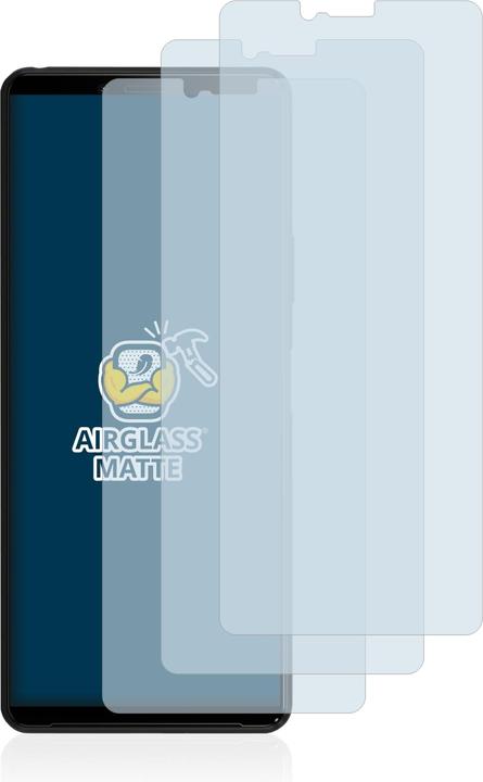 Produktbild BROTECT AirGlass Panzerglasfolie Matt (3 Stück, Sony Xperia 10 II)
