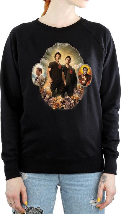Actual product image Supernatural Womens/Ladies Holy Shrine Sweatshirt (M)
