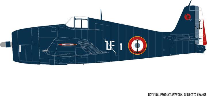 Actual product image Airfix Grumman F6F-5 Hellcat 1:24 kit